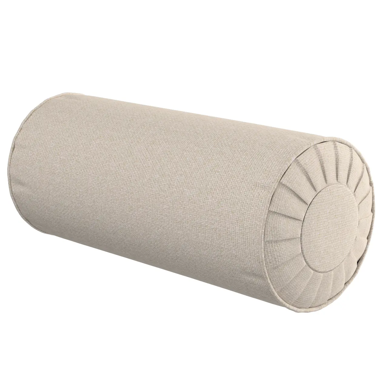 Dekoria Válec s čelními záložkami, šedá, Ø 20 x 50 cm, Living Basic, 162-42