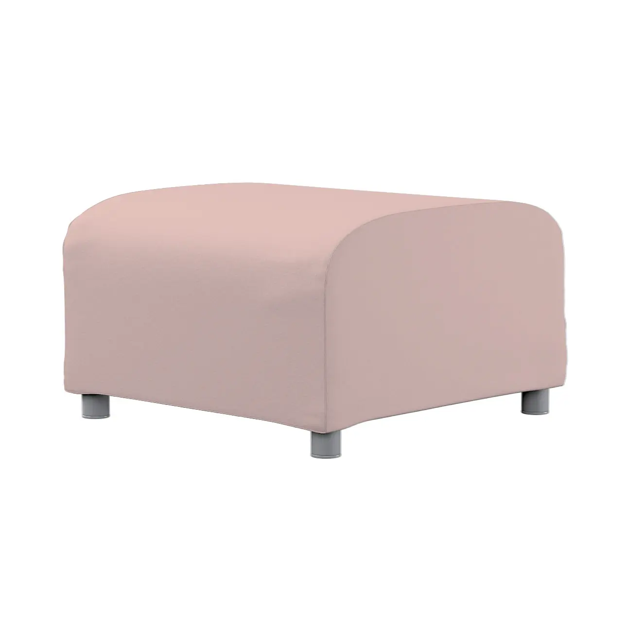 Dekoria Potah na podnožku Klippan, růžová, podnožka Klippan, Boucle Teddy, 702-84