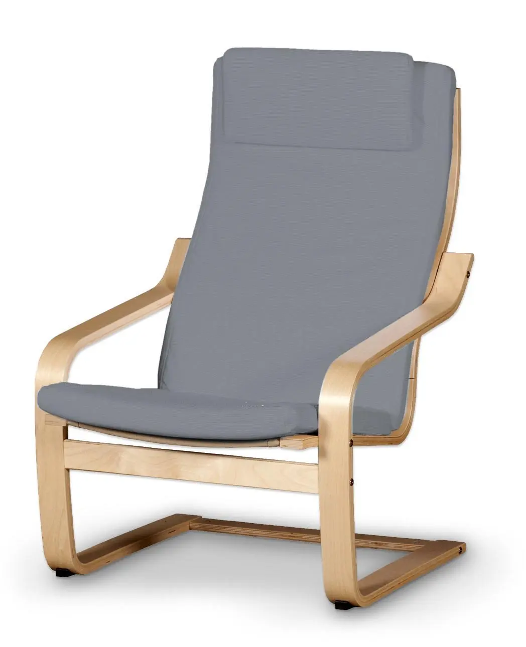Dekoria Sedák na křeslo IKEA Poäng II, šedá, kØeslo Poäng II, Cotton Panama, 702-46