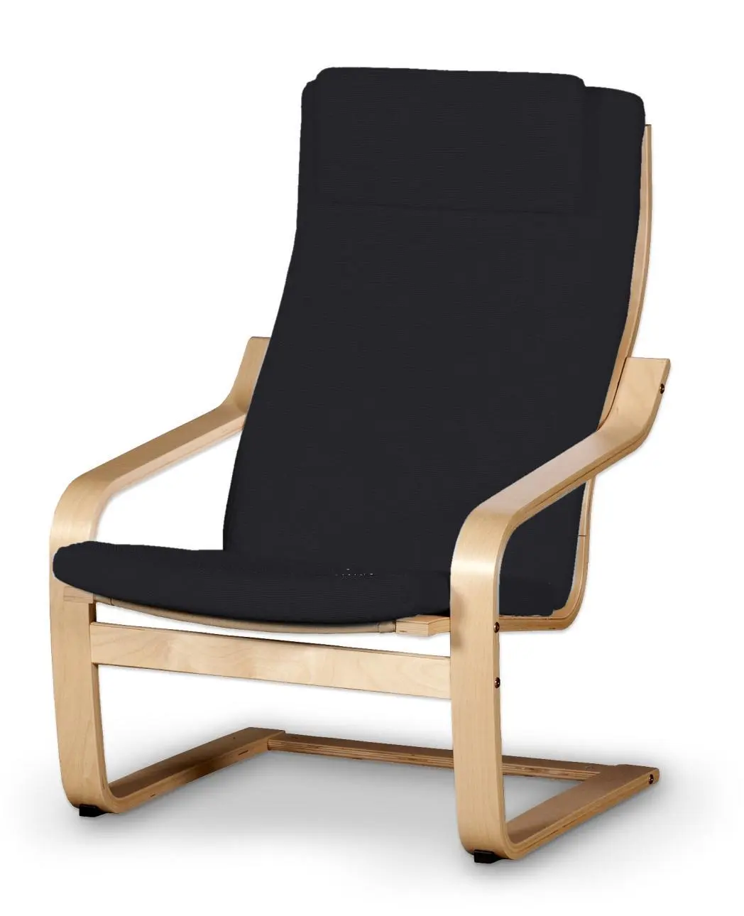 Dekoria Sedák na křeslo IKEA Poäng II, černá, kØeslo Poäng II, Etna, 705-00