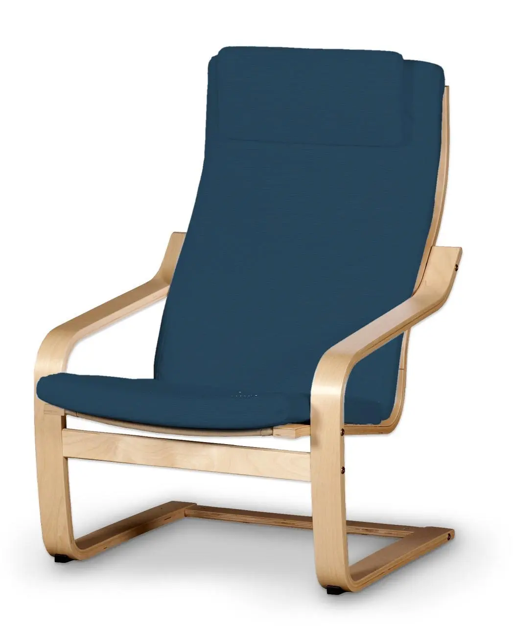 Dekoria Sedák na křeslo IKEA Poäng II, mořská modrá, kØeslo Poäng II, Cotton Panama, 702-48