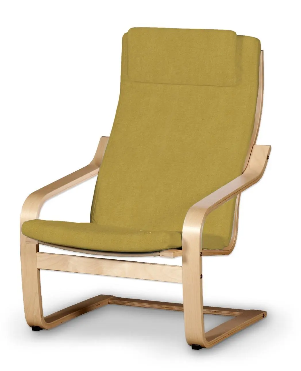 Dekoria Sedák na křeslo IKEA Poäng II, hořčicový šenil, kØeslo Poäng II, Etna, 705-04