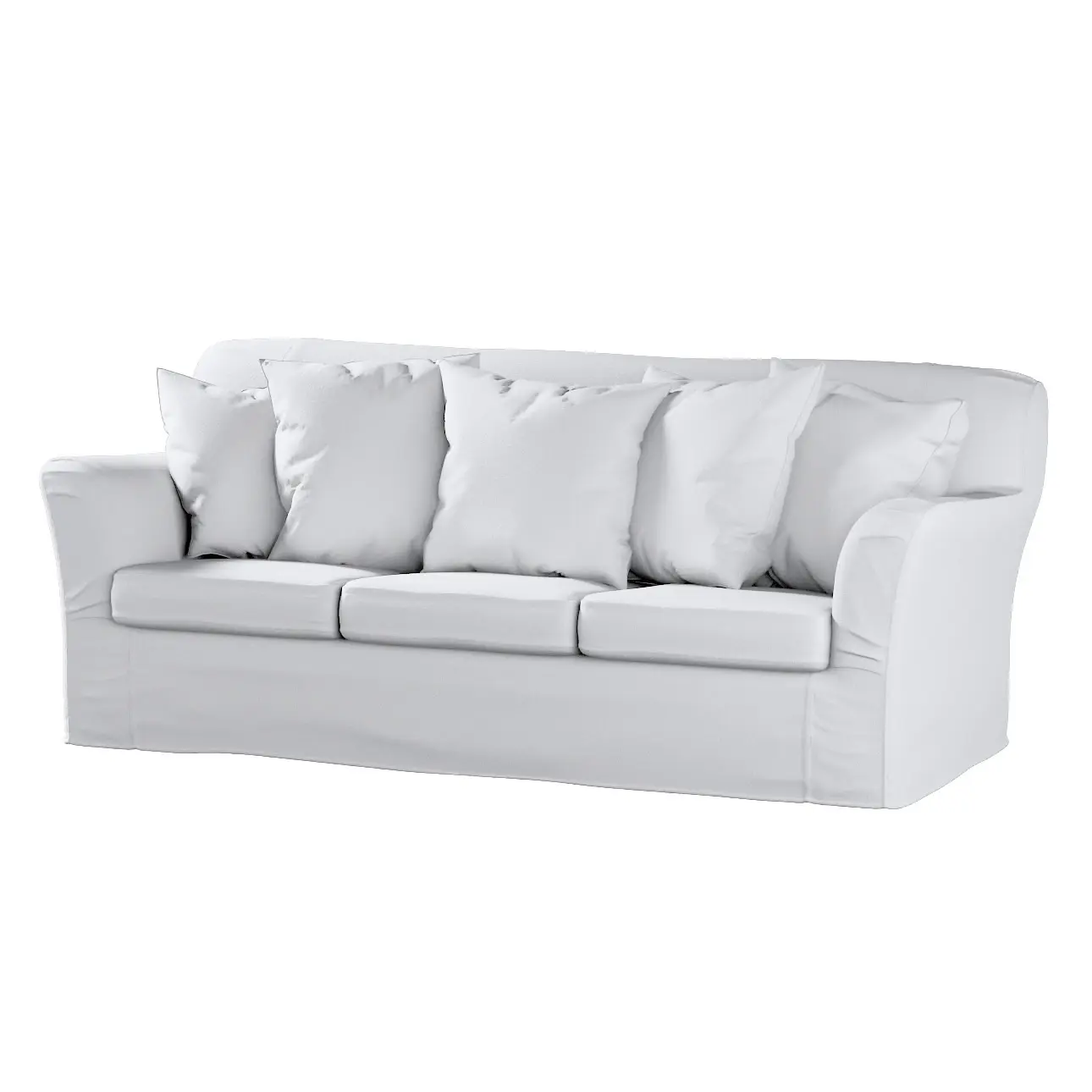 Dekoria Potah na pohovku IKEA  Tomelilla 3-místná nerozkládací, bílá, pohovka Tomelilla 3-místná, Boucle Teddy, 702-80