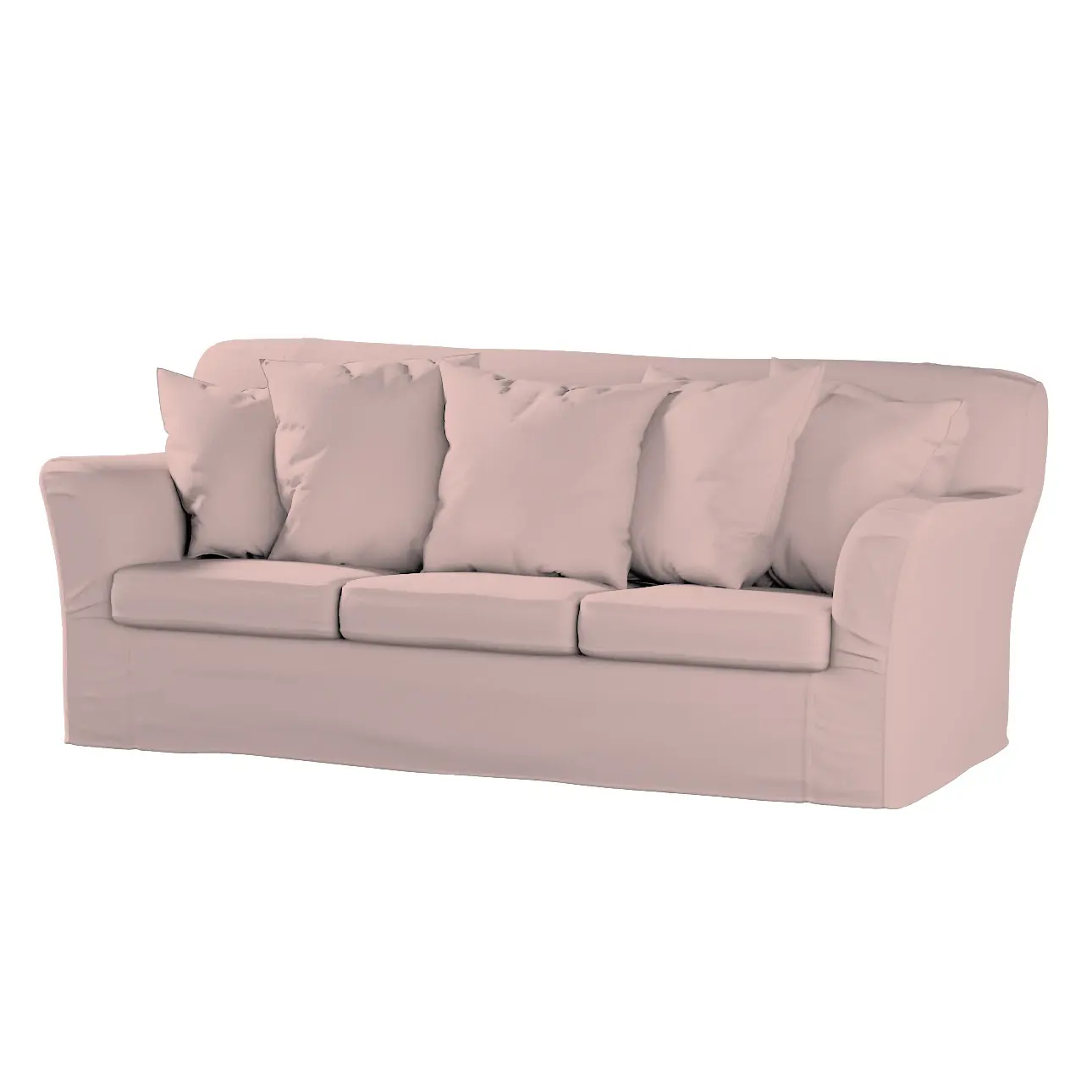Dekoria Potah na pohovku IKEA  Tomelilla 3-místná nerozkládací, růžová, pohovka Tomelilla 3-místná, Boucle Teddy, 702-84