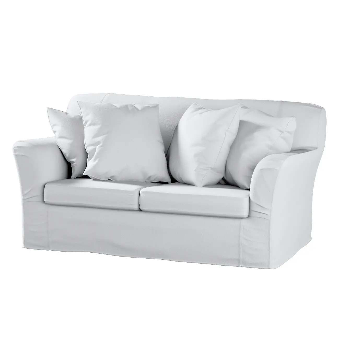 Dekoria Potah na pohovku IKEA  Tomelilla 2-místná nerozkládací, bílá, pohovka Tomelilla 2-místná, Boucle Teddy, 702-80