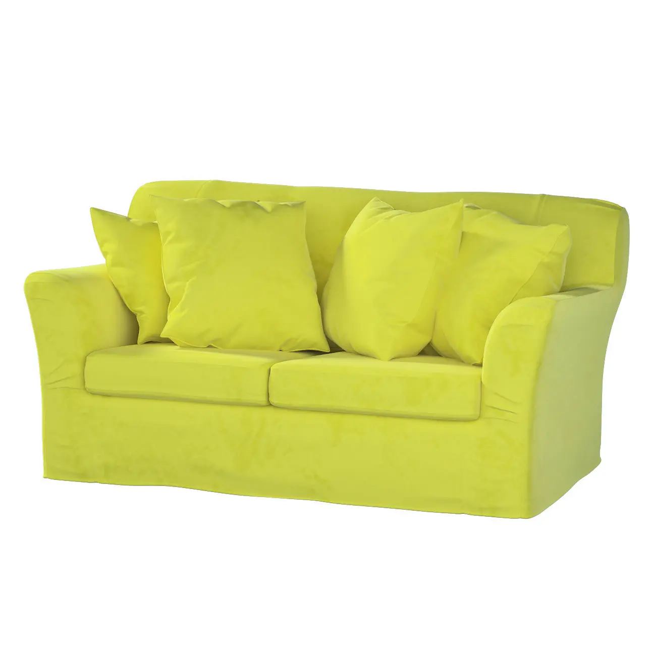 Dekoria Potah na pohovku IKEA  Tomelilla 2-místná nerozkládací, zelená, pohovka Tomelilla 2-místná, Living Velvet, 704-78