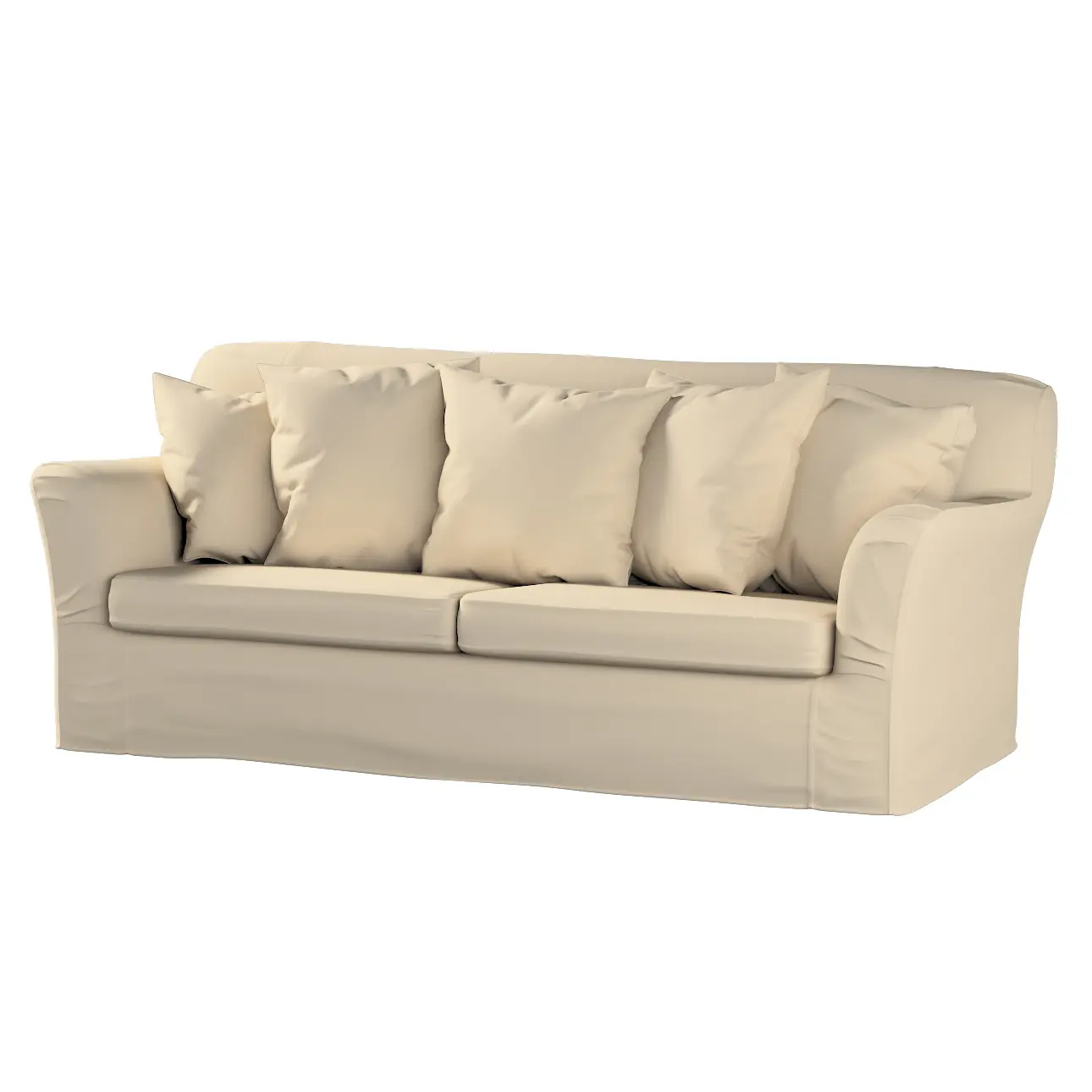 Dekoria Potah na pohovku IKEA  Tomelilla rozkládací, bílá káva, pohovka Tomelilla rozkládací, Cotton Panama, 702-47