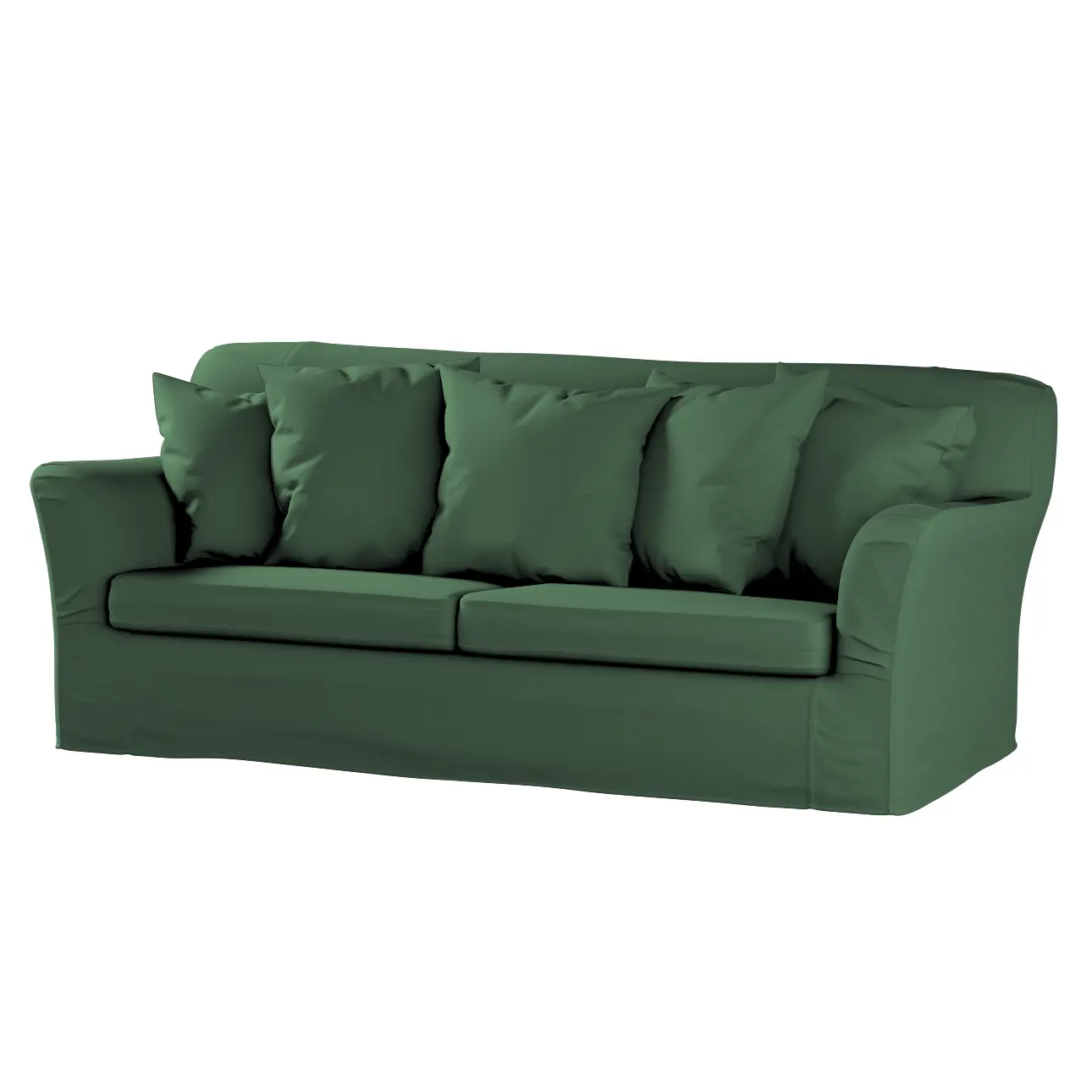 Dekoria Potah na pohovku IKEA  Tomelilla rozkládací, Forest Green - zelená, pohovka Tomelilla rozkládací, Cotton Panama, 702-51