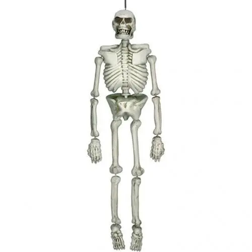 Halloweenská dekorace lidská kostra 152 cm