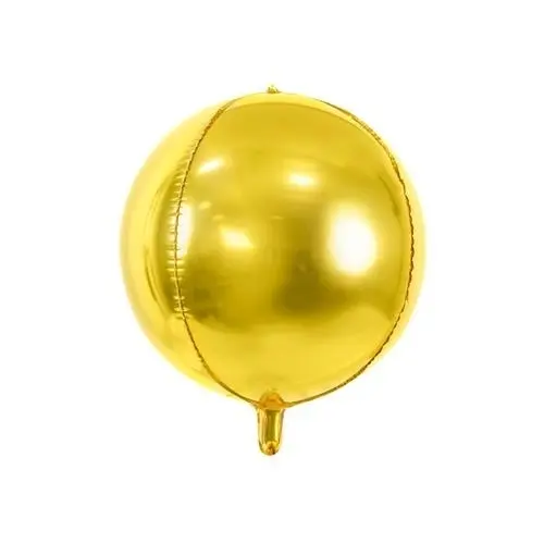 Foliový balonek koule zlatý 40 cm
