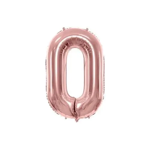 Foliová číslice - rose gold 0 - 86 cm