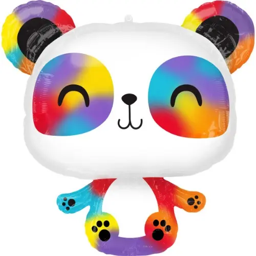 Foliový balonek zářivý - Panda 60 x 60 cm