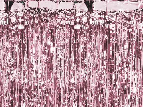 Party závěs rose gold 90 x 250 cm
