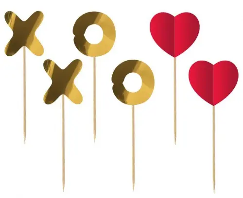 Napichovátka XOXO - 6 ks