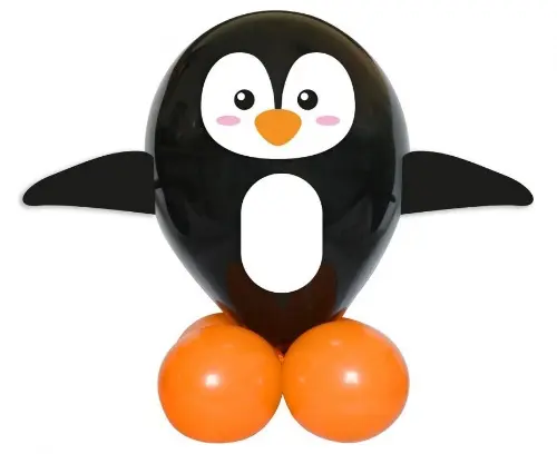 Balonkové zvířátko DIY - tučňák