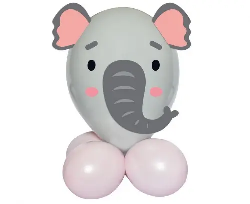 Balonkové zvířátko DIY - slon