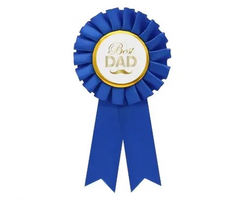 Odznak - Best Dad, modrý