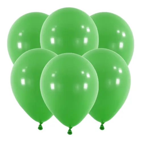 Latexové balonky 30 cm - zelené, 6 ks
