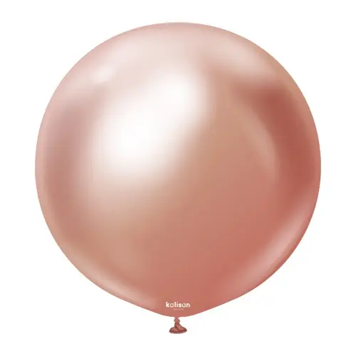 Balonek chromový Mirror Rose Gold 45 cm/18"