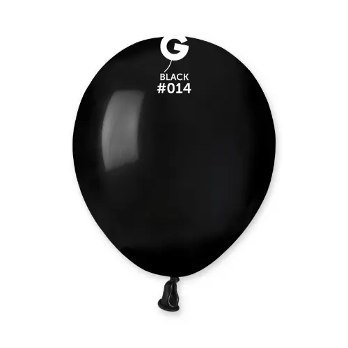 Balonky 13 cm - Černé - 100 ks