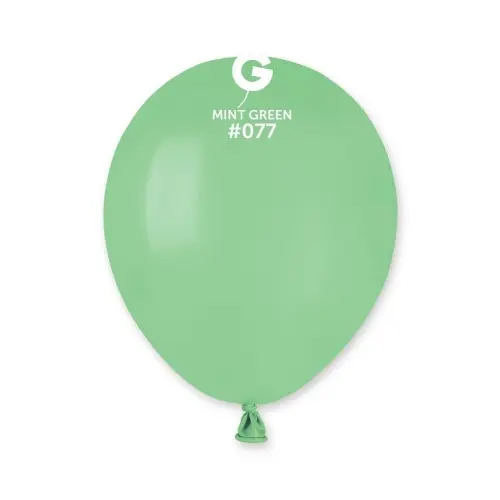 Balonky Gemar Mátově zelené 13 cm - 100 ks