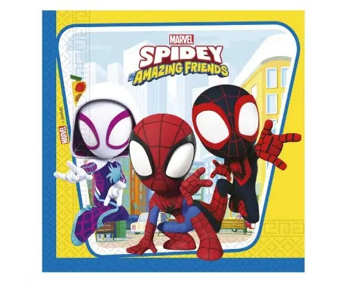 Papírové ubrousky Spidey a přátelé 20 ks