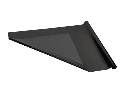 Dekorační fólie, metalická černá, 0,8 x 25 m