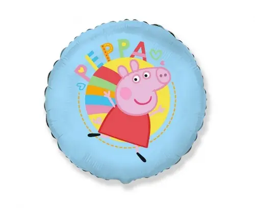 Fóliový balonek Peppa Pig modrý – 46 cm