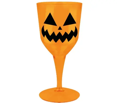 Plastový pohár Halloween dýně - 19 cm