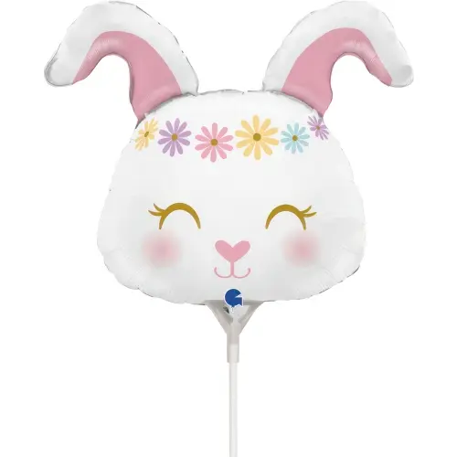 Fóliový balonek Hippie Bunny mini – 14"