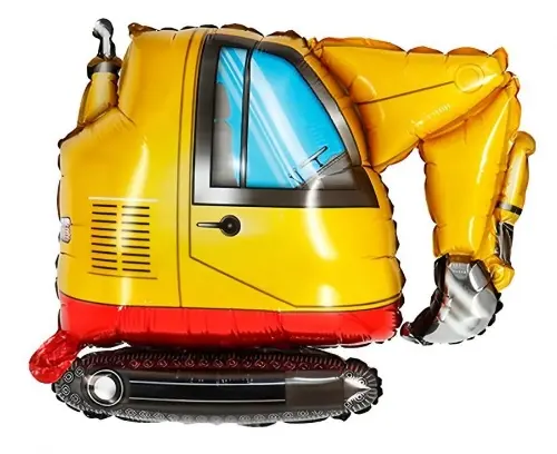 Fóliový balonek bagr – 55 cm