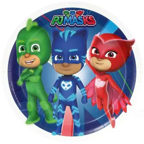 Papírové talíře PJ Masks 23 cm, 8 ks