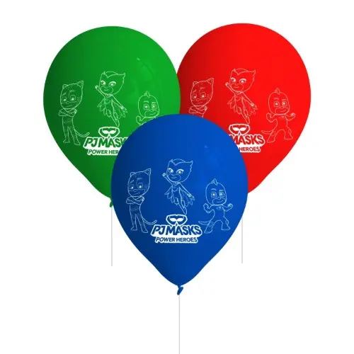 Latexové balónky PJ Masks, 8 ks