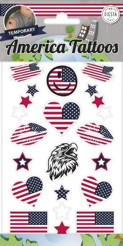 Dočasné tetování USA, 1 arch