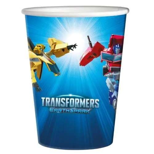 Papírové kelímky Transformers 250 ml, 8 ks