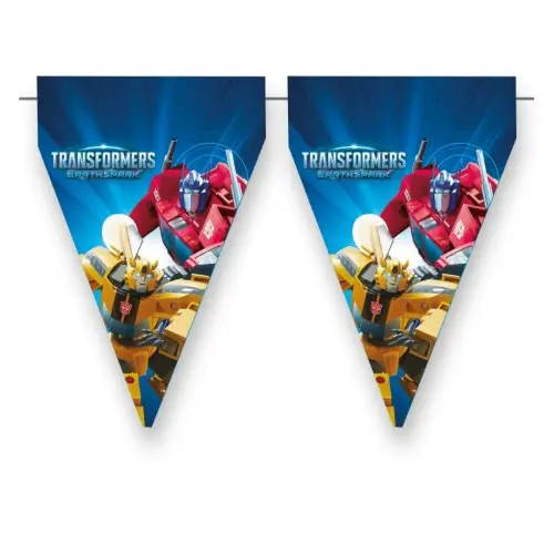 Vlaječková girlanda Transformers 3 m