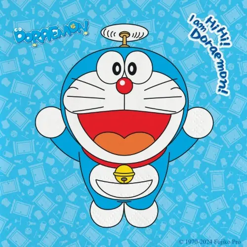 Papírové ubrousky Doraemon 33 × 33 cm, 20 ks