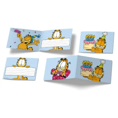 Pozvánky na párty Garfield 6 ks