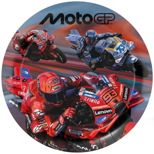 Papírové talíře MotoGP 23 cm, 8 ks