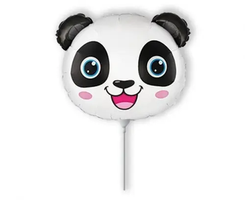 Fóliový balonek panda hlava mini 25 cm