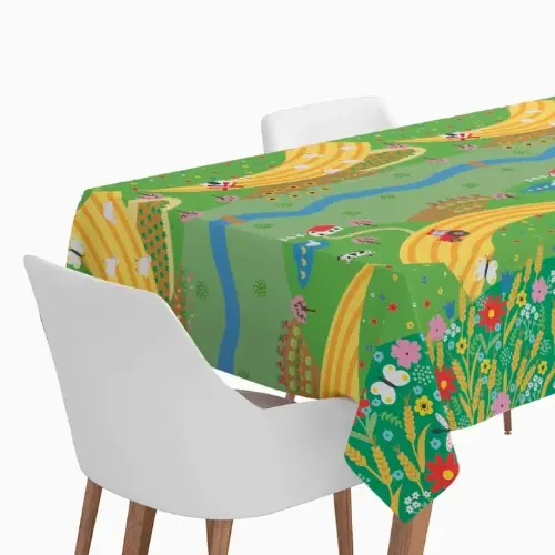 Papírový ubrus Farma – 120 × 180 cm, 1 ks