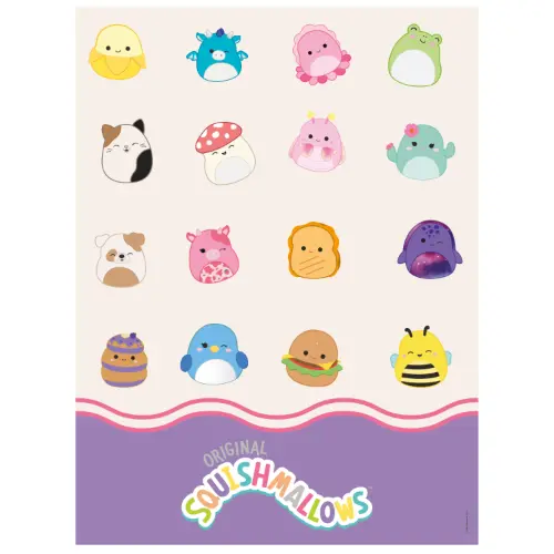 Plastový ubrus Squishmallows 120 × 180 cm