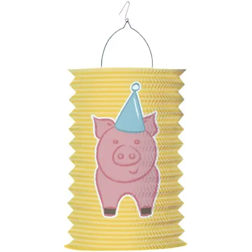 Papírový lampion Farma – prasátko 28 cm