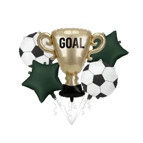 Sada fóliových balónků Fotbal Goal – 5 ks
