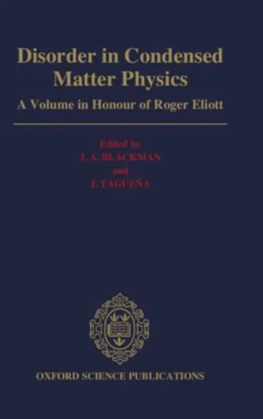 Disorder in Condensed Matter Physics