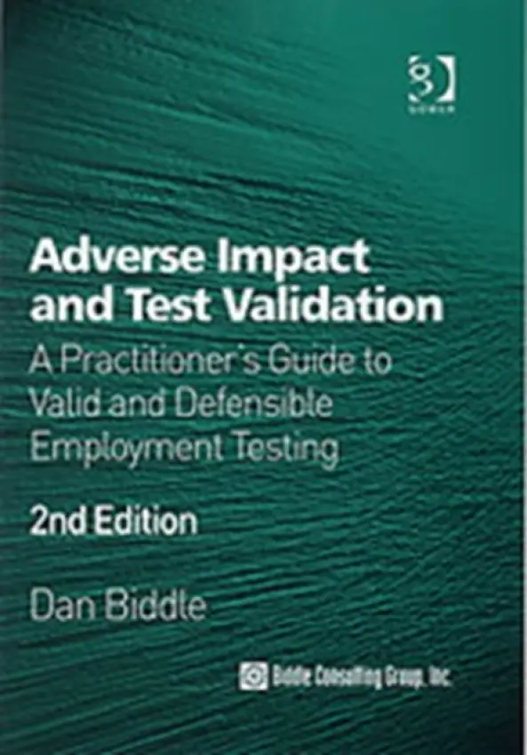 Adverse Impact and Test Validation - Biddle, Dan