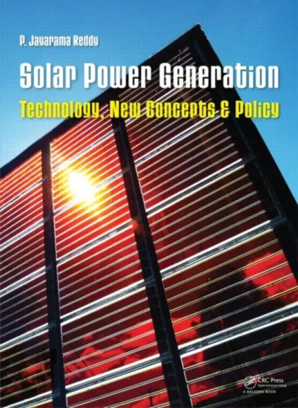 Solar Power Generation - Reddy, P. Jayarama