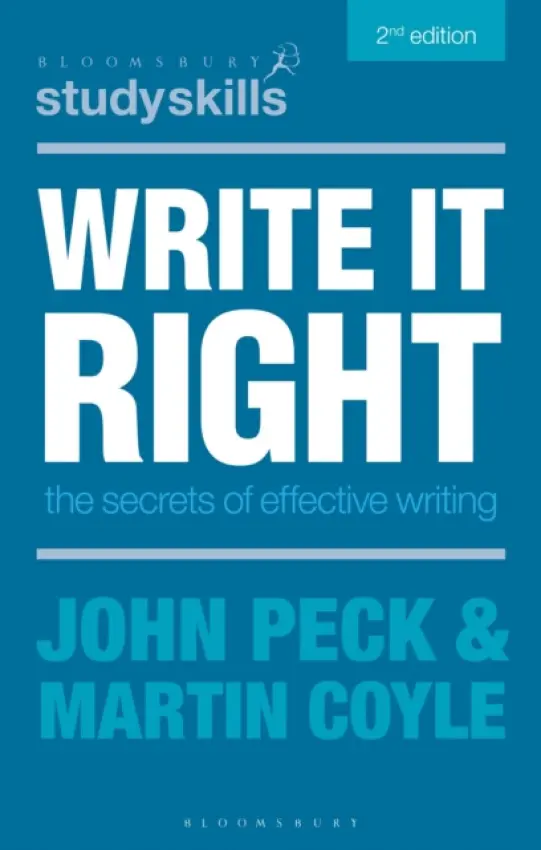 Write it Right - Peck, John a Coyle, Martin