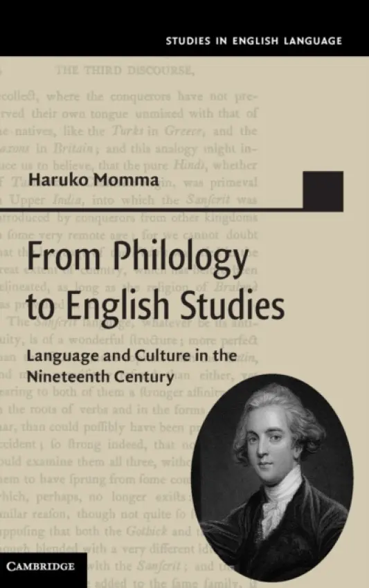 From Philology to English Studies - Momma, Haruko (New York University)