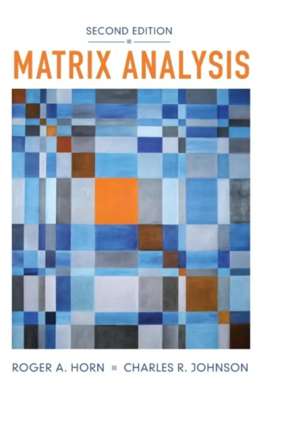 Matrix Analysis - Horn, Roger A. (The Johns Hopkins University) a Johnson, Charles R.